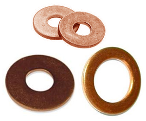 Copper Flat Washers